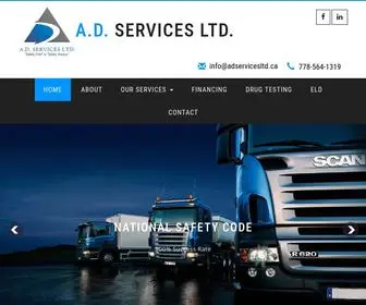 Adservicesltd.ca(AD Services) Screenshot