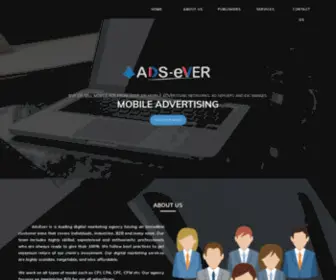 Adsever.in(Company Website) Screenshot