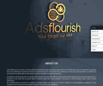 Adsflourish.com(Your Target Our Aim) Screenshot