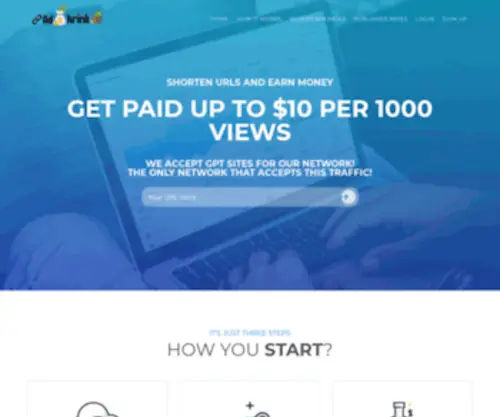 ADSH.cc(Best & Highest Paying URL Shortener for GPT/PTC sites) Screenshot