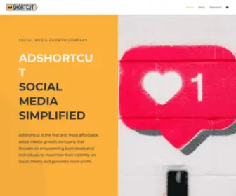 Adshortcut.com(ADSHORTCUT) Screenshot