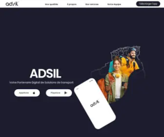 Adsil.io(Votre partenaire Digital de solution de transport) Screenshot