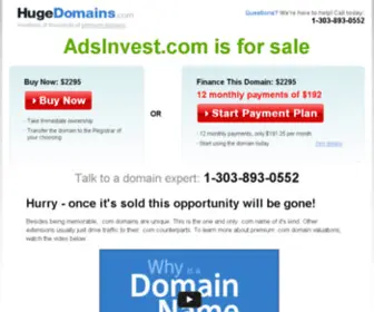 Adsinvest.com(Adsinvest) Screenshot