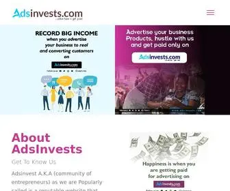 Adsinvests.com(Adsinvests) Screenshot