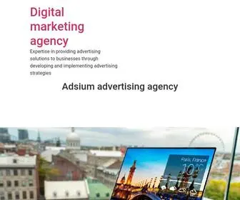 Adsiumagency.com(Digital Advertising Agency) Screenshot