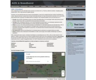 ADSL-Breedband.be(ADSL & Breedband) Screenshot