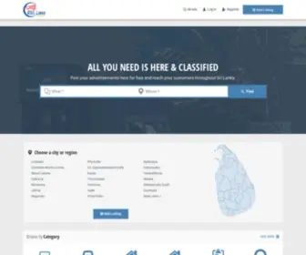 Adslanka.lk(Free Ads Sri Lanka) Screenshot