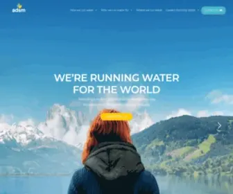 ADSM.com(Running water for the world) Screenshot