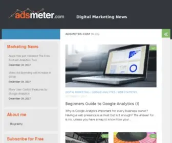 Adsmeter.com(Digital Marketing Tools) Screenshot