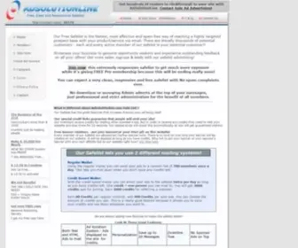 Adsolutionline.com(Free Safelist with Responsive members) Screenshot