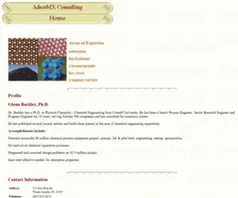 Adsorbix.com(AdsorbIX Consulting) Screenshot