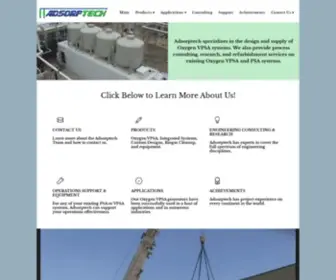 Adsorptech.com(VPSA Oxygen) Screenshot