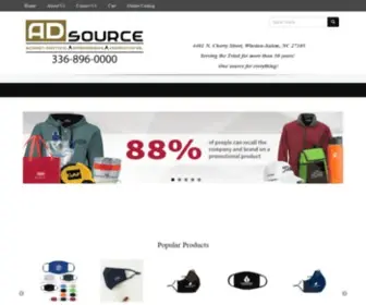 Adsourceinc.com(Ad Source) Screenshot