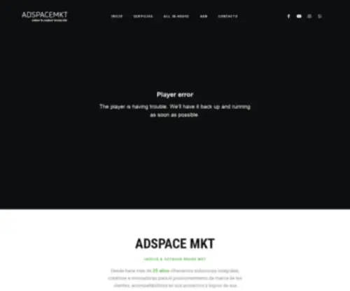 Adspace.com.mx(The branding factory) Screenshot