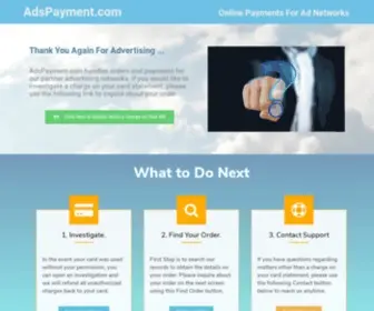 Adspayment.com(Advertising Payment Solutions) Screenshot