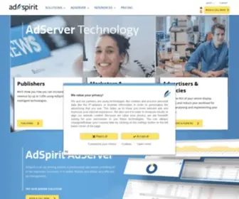 Adspirit.com(AdSpirit is an AdServer technology / SaaS platform "Made in Germany") Screenshot