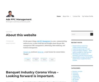 Adsppcmanagement.com(Ads PPC Management) Screenshot