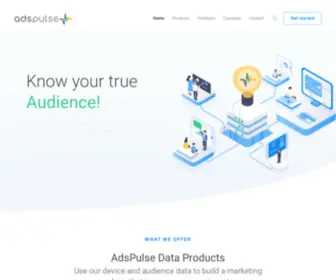 Adspulse.com(Use our business and consumer data to build a marketing machine) Screenshot