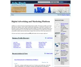 Adsrack.com(Web Promotion) Screenshot