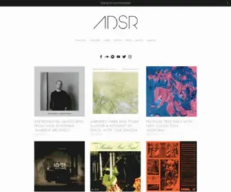 Adsrcollective.com(Record Label & Electronic Music Blog) Screenshot