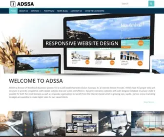 Adssa.co.za(Web Advertising Web Design) Screenshot