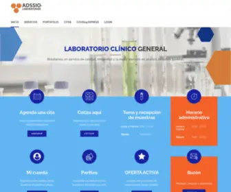 Adssiolab.com(ADSSIO Laboratories) Screenshot
