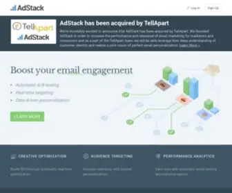 Adstack.com(Email Optimization Platform) Screenshot