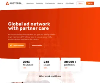 Adsterra.net(Adsterra Advertising Network) Screenshot