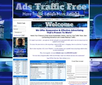 AdstrafficFree.com(Ads Traffic Free an Advertising Powerhouse) Screenshot