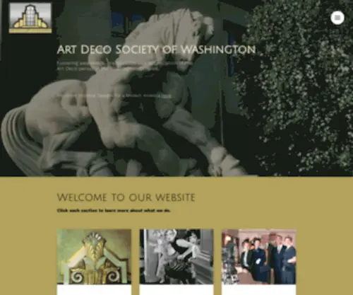 ADSW.org(Art Deco Society of Washington) Screenshot