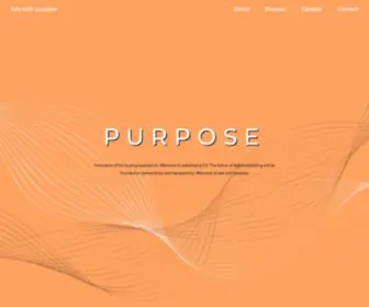 Adswithpurpose.com(Ads with purpose) Screenshot