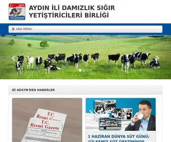 Adsyb.org.tr(Aydın İli Damızlık Sığır Yetiştiricileri Birliği) Screenshot
