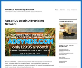 Adsynds.com(ADSYNDS Advertising Network) Screenshot