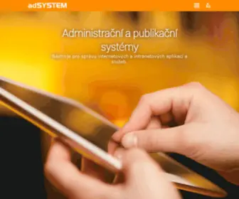 Adsystem.eu(Návrhy a realizace internetových e) Screenshot