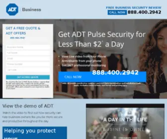 Adtbusiness.com(ADT®) Screenshot