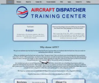 AdtCDallas.com(Aircraft Dispatcher School) Screenshot