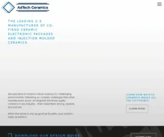 Adtechceramics.com(AdTech Ceramics) Screenshot