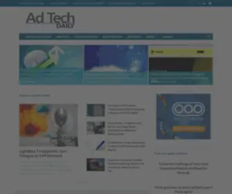 Adtechdaily.com(Ad Tech Daily) Screenshot