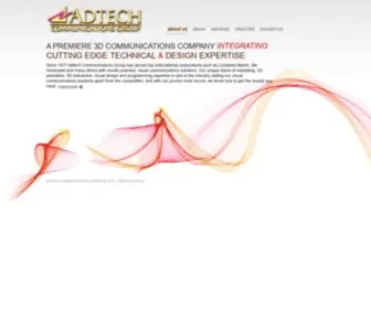 Adtechinc.com(Experienced and Quality Production Source for 3D Animation) Screenshot