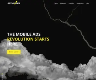 Adthunder.com(Mobile advertising) Screenshot