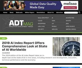 Adtmag.com(Application Development Trends Home) Screenshot