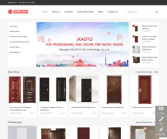 Adtodoor.com(Changsha JKADTO Fireproof Technology Co) Screenshot