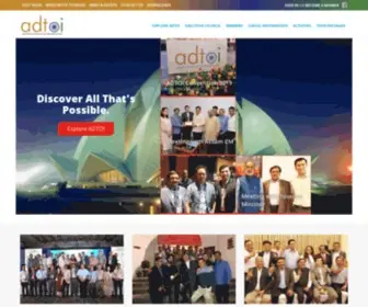 Adtoi.in(Association of Domestic Tour Operators Of India) Screenshot