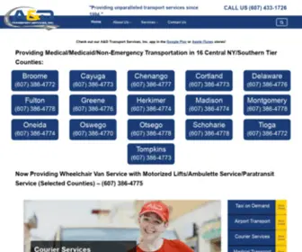 Adtransportservices.com(A&D Transport Services) Screenshot