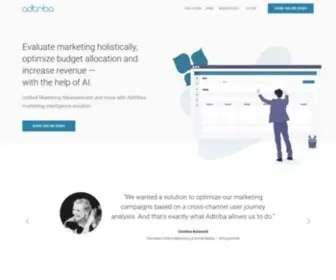 Adtriba.com(Future-proof marketing measurement & optimization) Screenshot