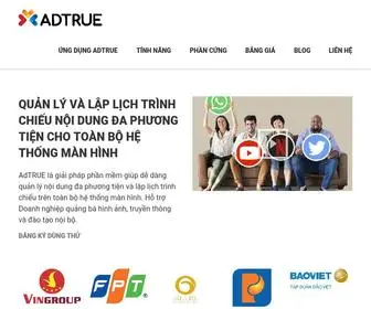 Adtrue.vn(Giải pháp Quản lý Quảng Cáo & Truyền Thông Nội Bộ) Screenshot