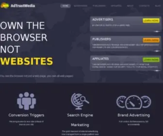 Adtrustmedia.com(Turn Browsers into Buyers) Screenshot