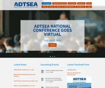 Adtsea.org(Professional Driver Education Association) Screenshot
