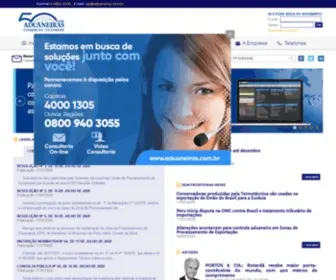 Aduaneiras.com.br(Informação Sem Fronteiras) Screenshot