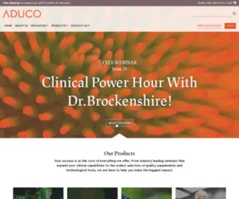 Aduco.com(Functional medicine) Screenshot